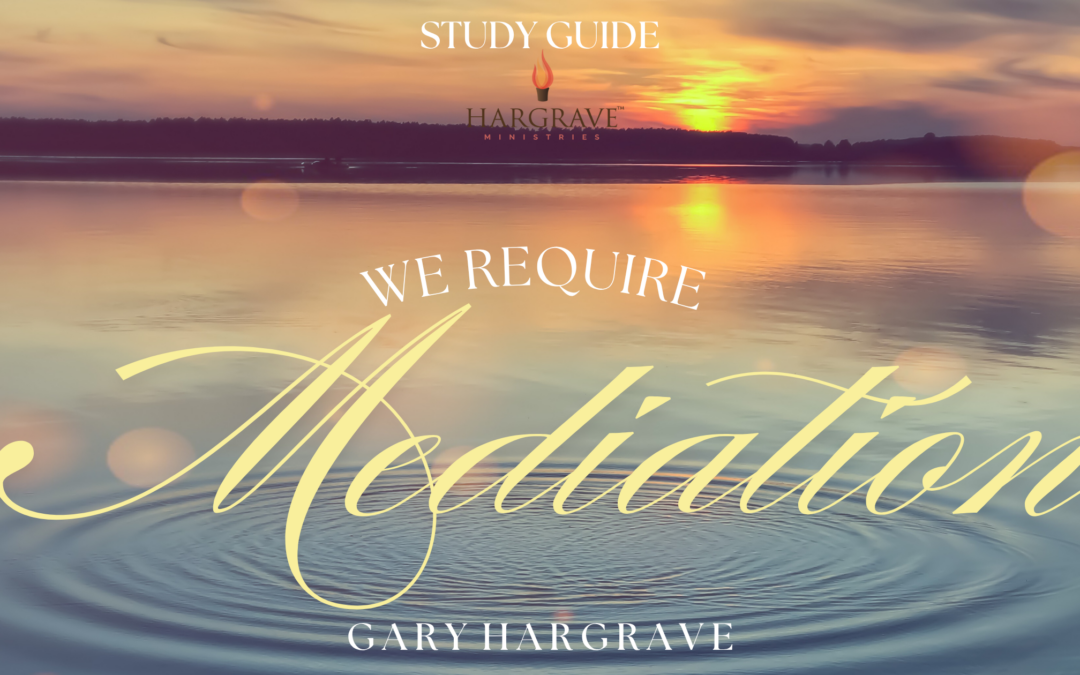 We Require Mediation                                  